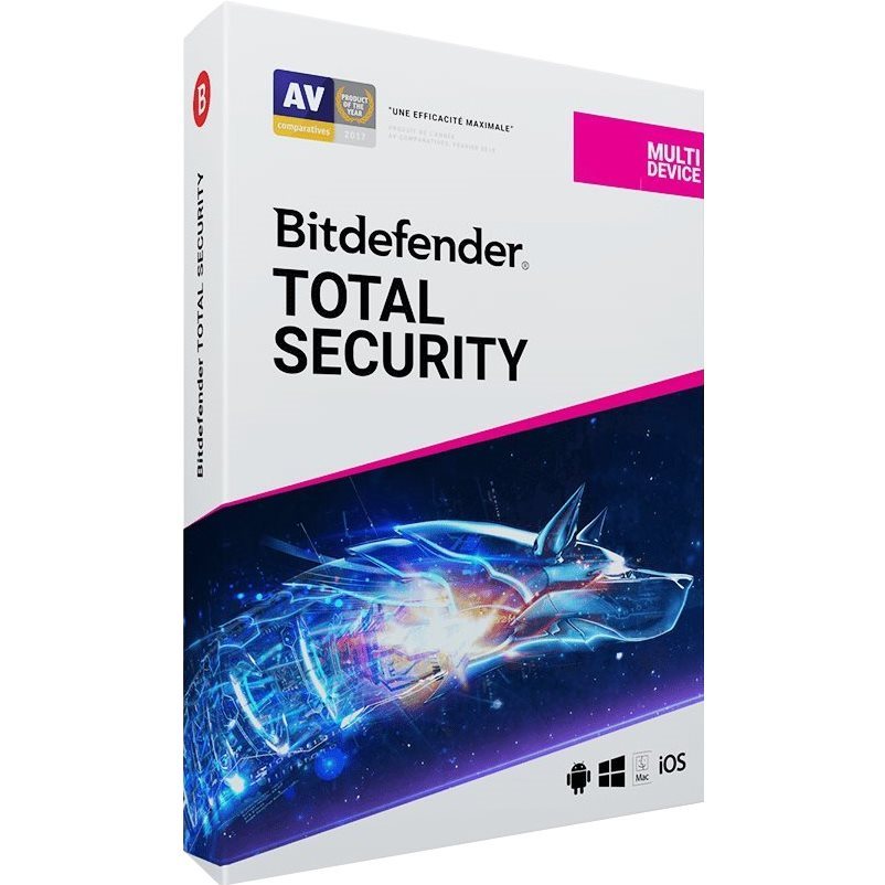 Bitdefender Total Security 2 ans 10 PC CR_TS_10_24_FR