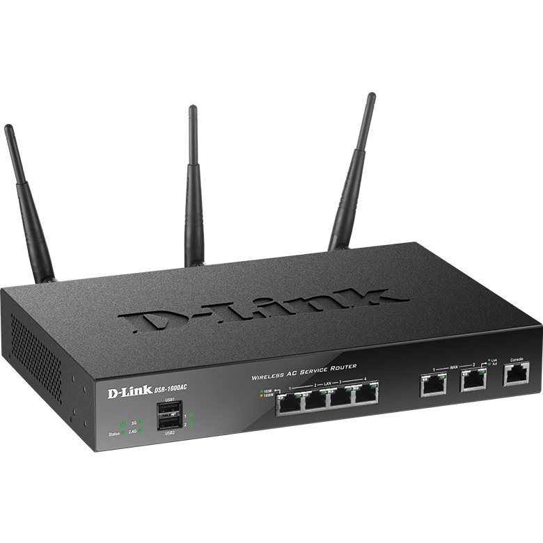  Routeurs Pro Routeur VPN Dual Wan 4 Lan Giga Wifi ac 70 VPN DSR-1000AC