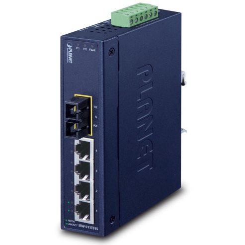  Switch   Switch indus IP30 4x 100Mbits 1 SC 15KM -40/+75 ISW-511TS15
