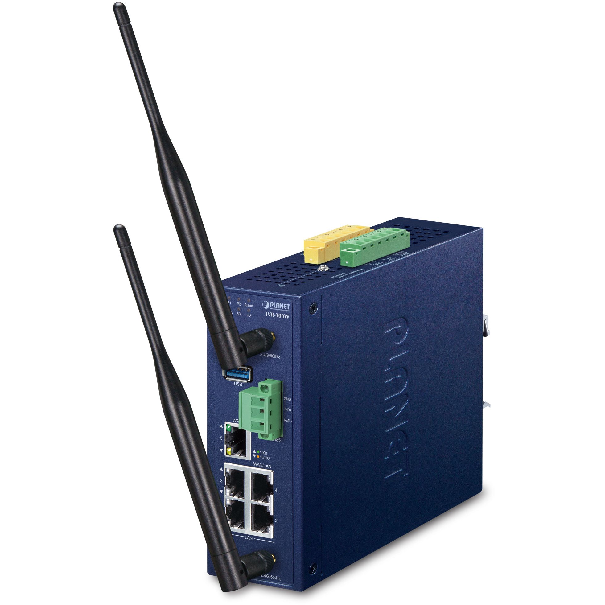  Routeurs Pro Routeur indus VPN 5 ports Giga Wifi ax -40/75°C IVR-300W