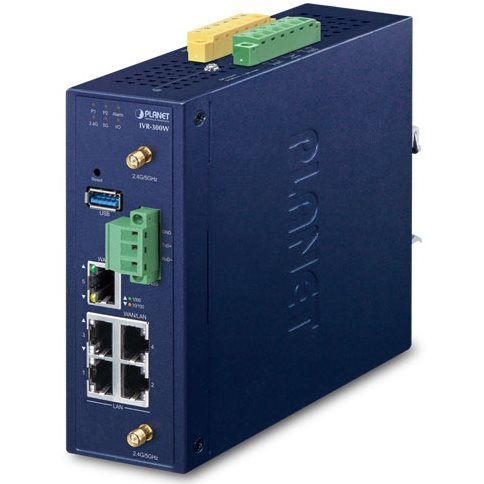 Routeur indus VPN 5 ports Giga Wifi ax -40/75C IVR-300W