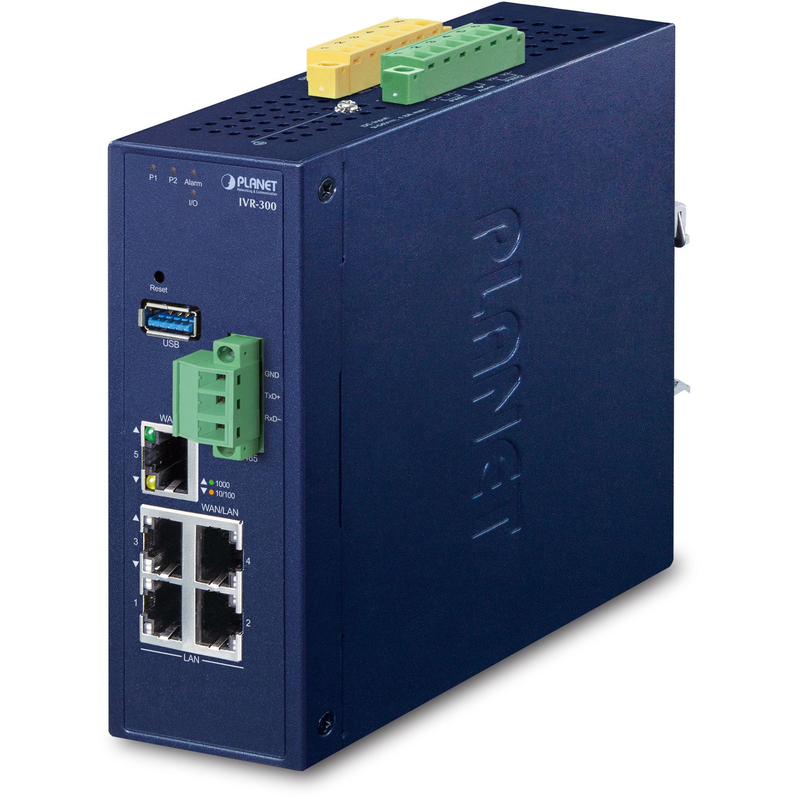  Routeurs Pro Routeur indus VPN 5 ports Giga -40/75°C IVR-300