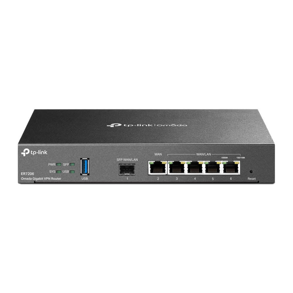   Routeurs  pro   Routeur Gigabit Multi-WAN VPN ER7206 V2