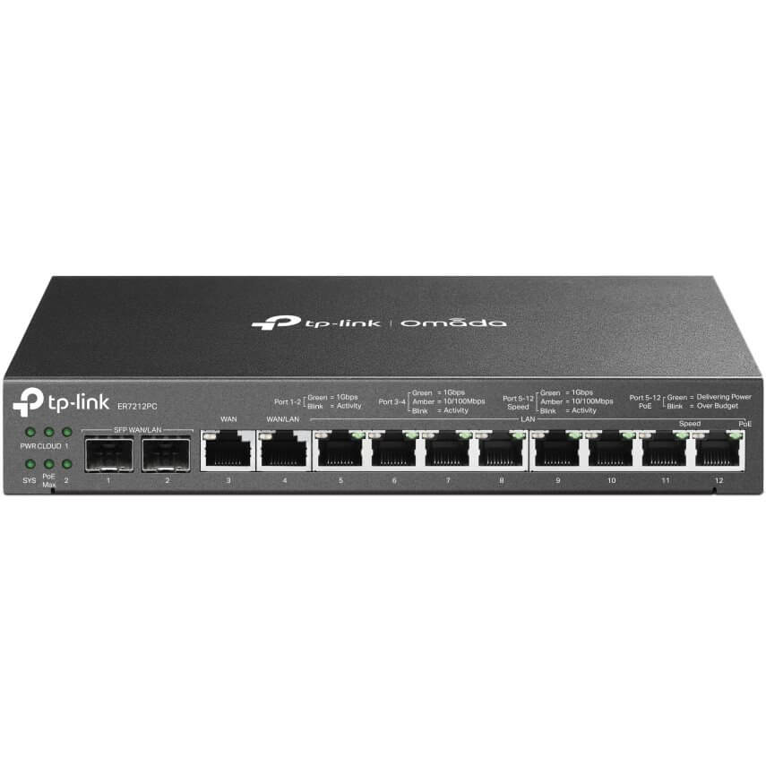   Routeurs  pro   Routeur Gigabit Multi-WAN VPN POE + Omada ctrl ER7212PC