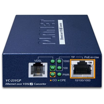 Convertisseur ethernet VDSL 2 30a Giga PoE+ 30w VC-231GP