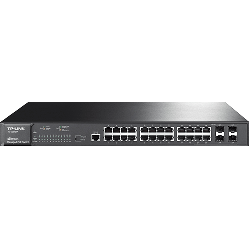   Switch ethernet   Switch 19 L2+ 24 ports Giga POE + 4 SFP T2600G-28MPS(TL-SG3424P)